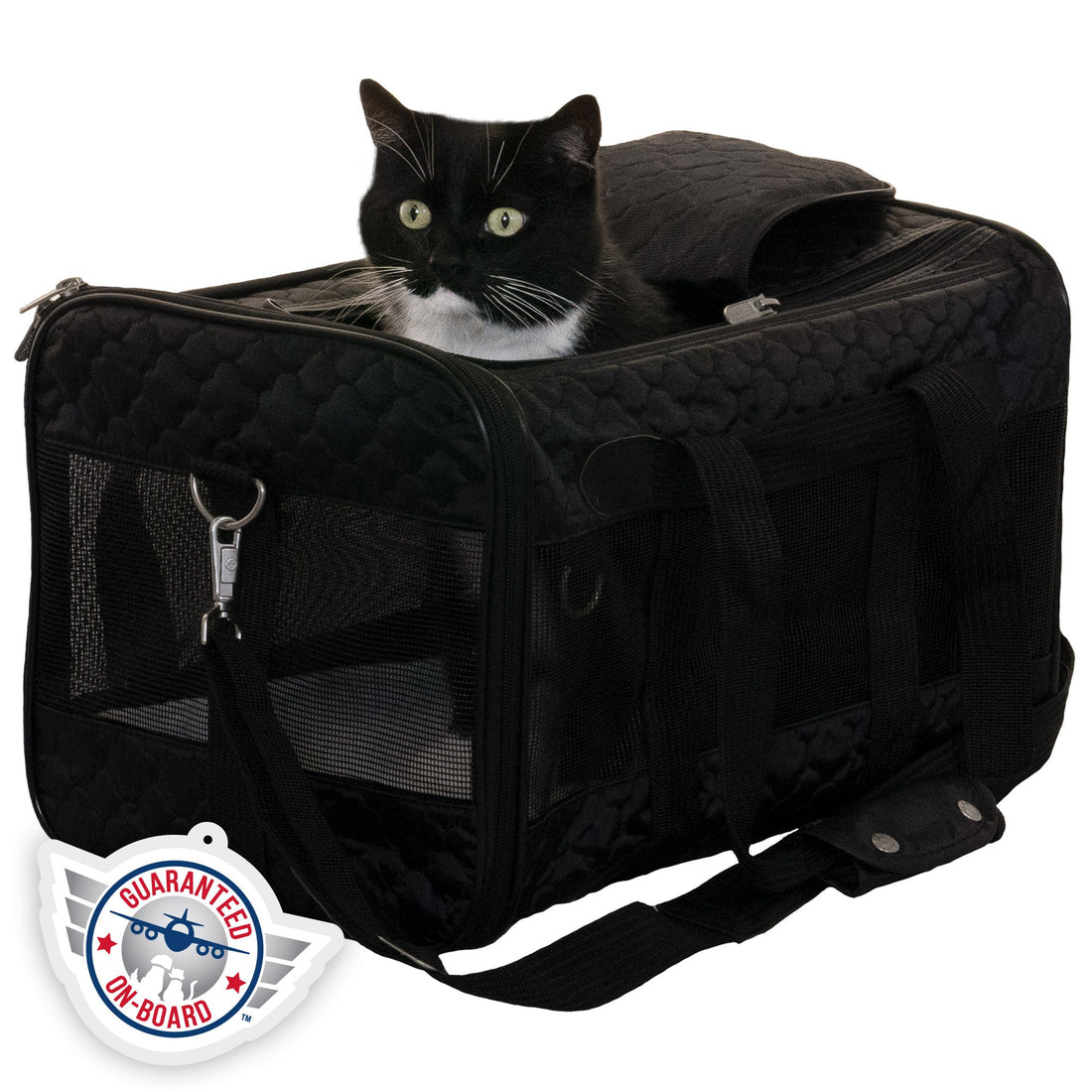 Original Deluxe Lattice Stitch Travel Bag Pet Carrier